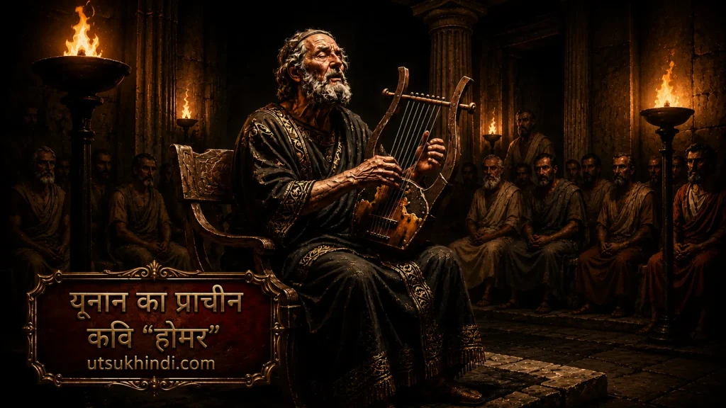 यूनान का प्राचीन कवि "होमर"
